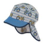 Детска лятна шапка с UV 50+ защита от памучно трико