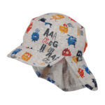 Детска лятна шапка с UV 50+ защита от памучно трико