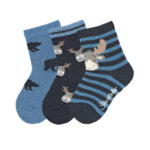 Детски чорапи с полярни животни - 3 чифта