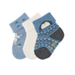 Бебешки хавлиени чорапи Sterntaler - 3 чифта
