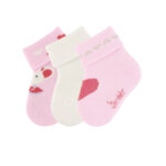 Бебешки къси чорапи - 3 чифта за момиченца