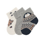 Бебешки хавлиени чорапи Sterntaler - 3 чифта