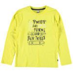 Жълта детска блуза за момчета