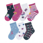 Комплект детски чорапи за момиче Sterntaler - 7 чифта