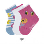 Детски летни чорапи за момичета - 3 чифта