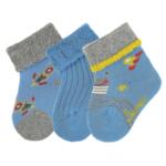 Комплект бебешки хавлиени чорапки Sterntaler, за момче - 3 чифта