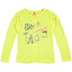 Жълта детска блуза за момичета