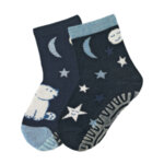 Детски чорапи със силиконова подметка - 2 чифта