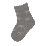 Детски сиви чорапи с коронки