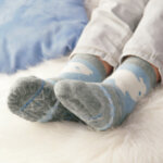 Детски термо чорапи със силиконова подметка