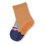 Детски чорапи  Sterntaler със силиконова подметка с багер-Copy