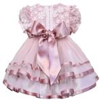Красива бебешка рокля за принцеси в розово