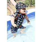 Детска шапка с UV 50+ защита за плаж на морски кончета-Copy