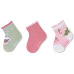 Бебешки хавлиени чорапи Sterntaler, за момиче - 3 чифта-Copy