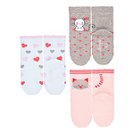 Детски чорапи Sterntaler за момиче - 3 чифта