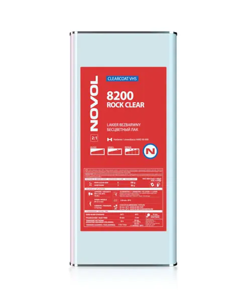 NOVOL N 8200 ROCK CLEAR – VHS Безцветен лак
