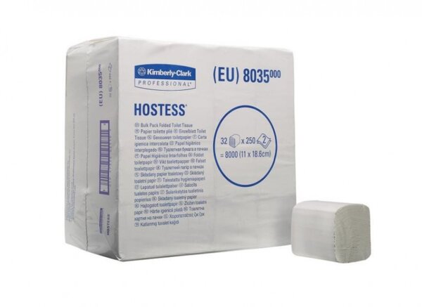 8035 HOSTESS* тоалетна хартия на пачки 8035 HOSTESS* тоалетна хартия на пачки
