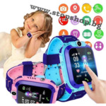 Смарт часовник за деца с GPS tracker за проследяване в два цвята