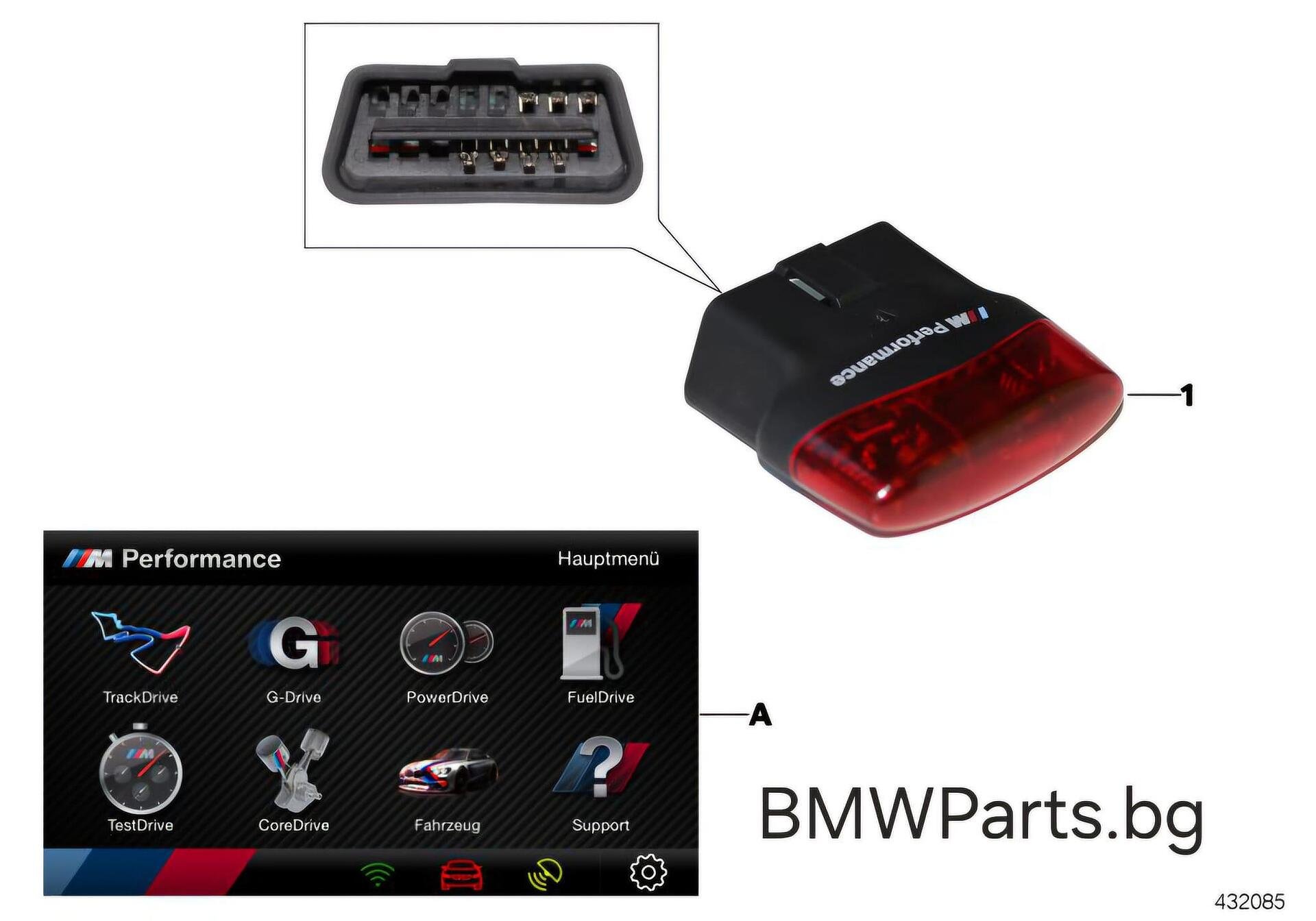 M PERFORMANCE Drive Analyser iOS & Android BMW 61432450841 E M PERFORMANCE Drive Analyser iOS & Android BMW 61432450841 E