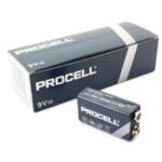 Пакет от 10 Броя Професионални алкални батерии Duracell Procell 9V