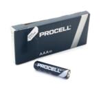 Пакет от 10 броя професионални алкални батерии Duracell Procell AAA LR03