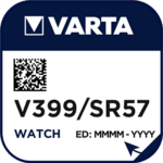 Сребърна незареждаема батерия Varta V399/SR57 1.55V 42mAh
