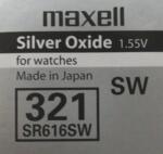 Maxell 321 / SR616SW 1.55V