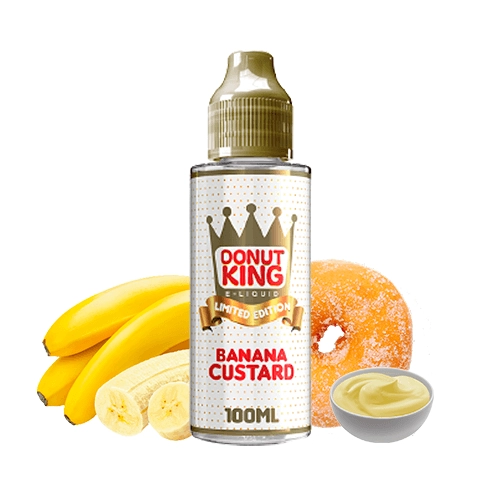 Donut King Limited Edition Banana Custard 100ml