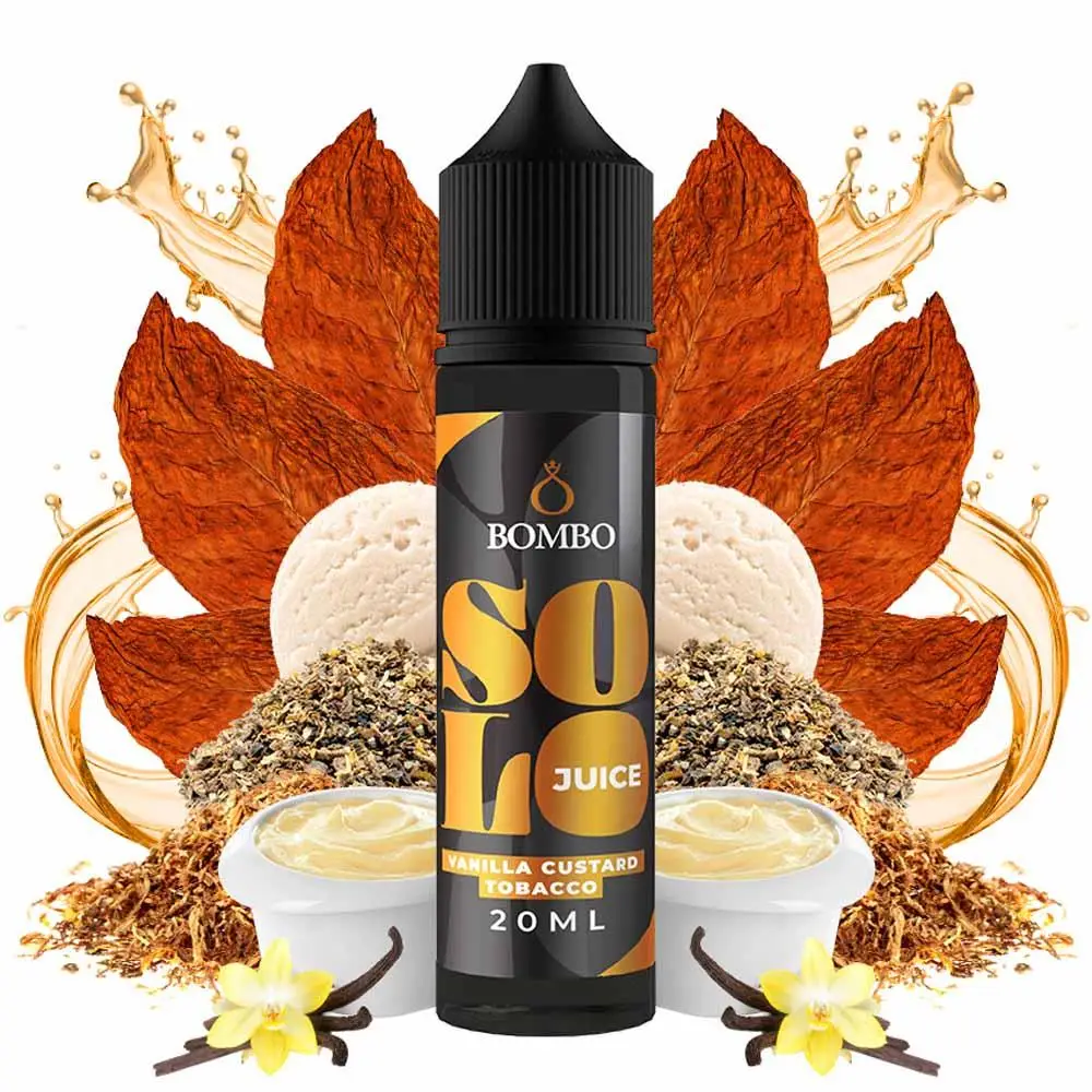 Bombo Solo Juice Vanilla Custard Tobacco 20ml/60ml