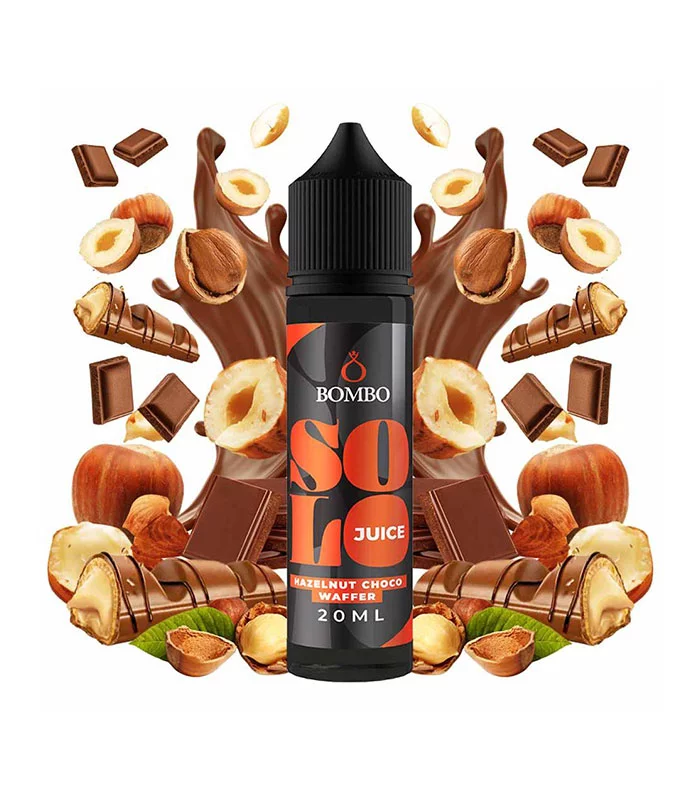 Bombo Solo Juice Hazelnut Choco Waffer 20ml/60ml