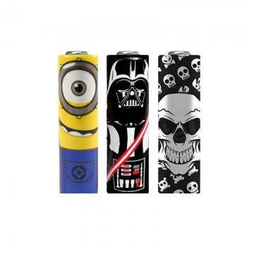 Wraps for battery 20700/21700 Skull Army