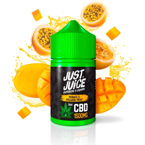 Just Juice Cbd E Liquid Mango Passion Fruit 50ml