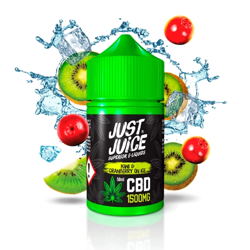 Just Juice Cbd E Liquid Kiwi Cranberry Ice 50ml