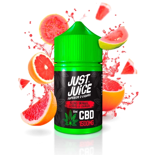 Just Juice Cbd E Liquid Blood Orange Citrus 50ml