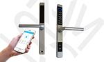 Брава електронна - Екстраслим F03 SMART с пръстов отпечатък - инокс