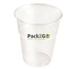 50 бр. прозрачни чаши с марка 200/250 мл.  ILIP BIO