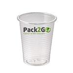 Пластмасова прозрачна чаша 200 мл.