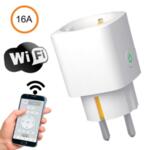 Умен преходник за контакт с WiFi връзка и мониторинг на електроенергията, 16A