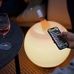Лампа, Охладител и Bluetooth тон колонка Kooduu Sphere Silver-Copy