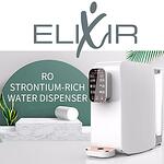 Диспенсър за пречистване и затопляне на вода с обратна осмоза и минерално обогатяване ELIXIR (бял)