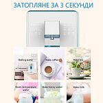 Диспенсър за пречистване и затопляне на вода с обратна осмоза и минерално обогатяване ELIXIR (бял)-Copy