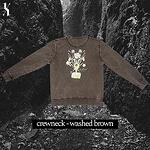 Hrabar* Crewneck - Washed Out Brown [ Unisex ]