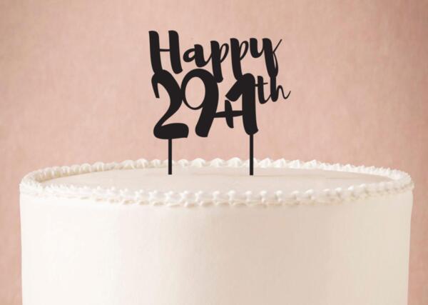 Топер за Торта Happy 29+1th Топер за Торта Happy 29+1th