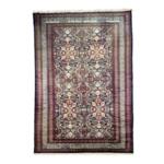 Extra Large Vintage Persian Kashmir Hand Knotted Fine Wool Rug
