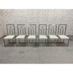 Belgo Chrome Dining Chairs 1980s - Set of 6