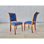 Classic French Louis XVI Style Square Back Dining Chairs - Set of 8