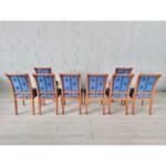 Classic French Louis XVI Style Square Back Dining Chairs - Set of 8