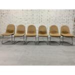Mid Century Dining Chairs Giroflex by Stoll - Set of 6