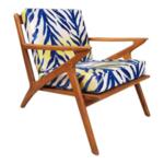 Vintissimo Contemporary Nordic Mid Century Z Chair Lounge Armchair Teak Wood