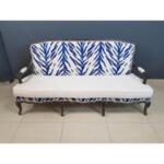 Vintissimo Louis XV Style Baroque Sofa Reupholstered Custom Design